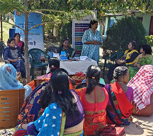 An interactive session at Agdu village